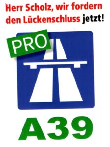 BI Pro A39 - Herr Scholz, Lückenschluss jetzt!